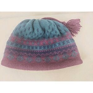 Vintage Capello Hat Beanie 100% Wool Liner Nordic Winter Made In Canada